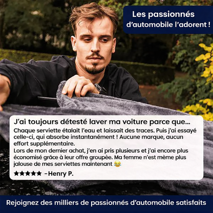 Serviette de Séchage Thirsty – Le premier aimant à eau au monde !