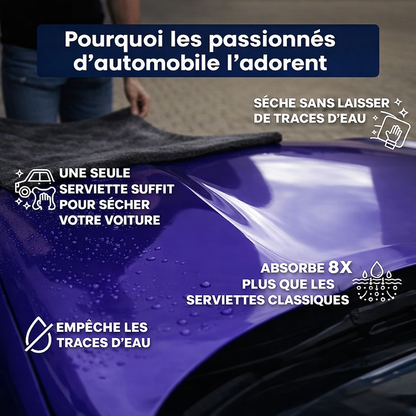 Serviette de Séchage Thirsty – Le premier aimant à eau au monde !